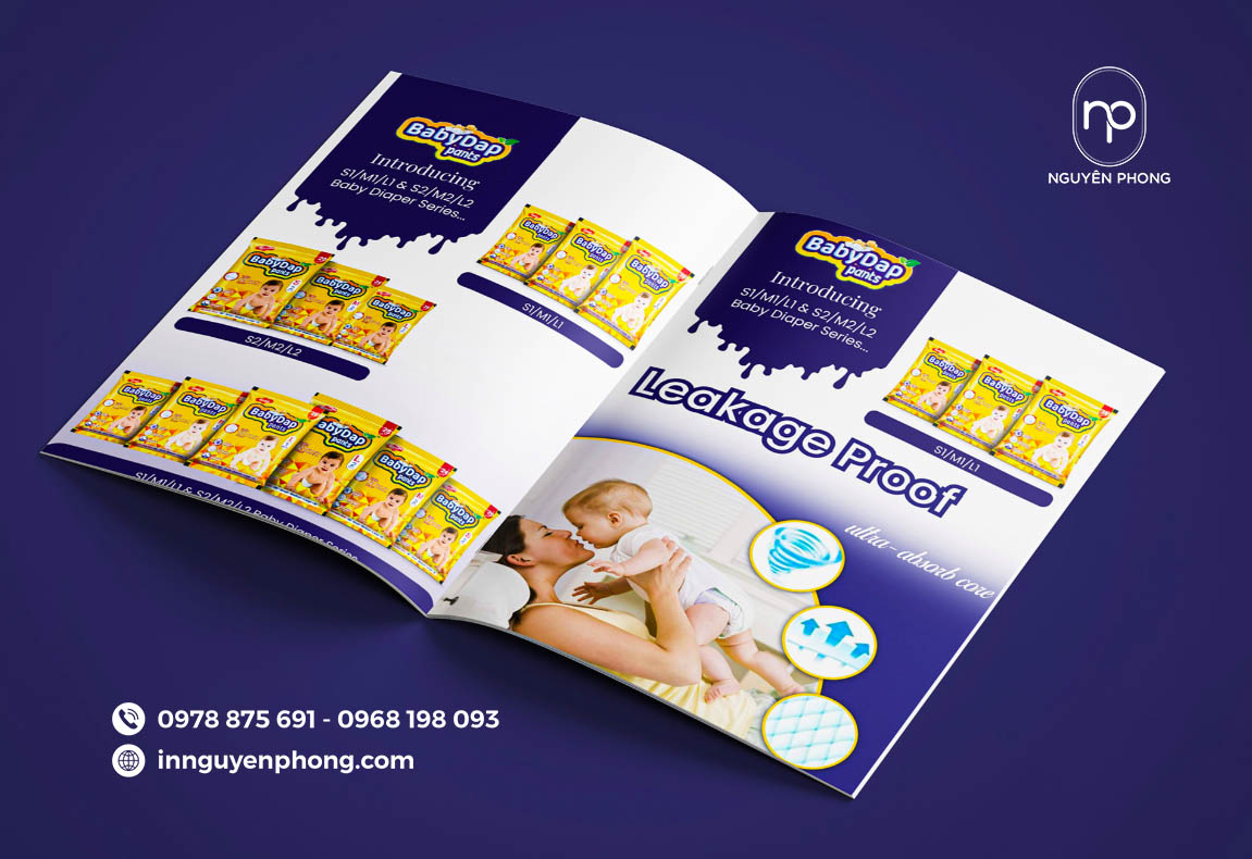 Thiết kế catalogue cho doanh nghiệp kinh doanh sữa bầu 